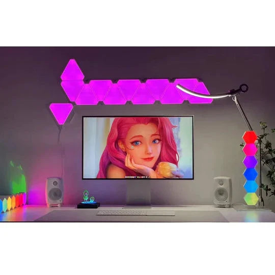 Cololight RGB Triangle Light Kit (6Pcs) - Tashqila Cololight RGB Triangle Light Kit (6Pcs) - Tashqila